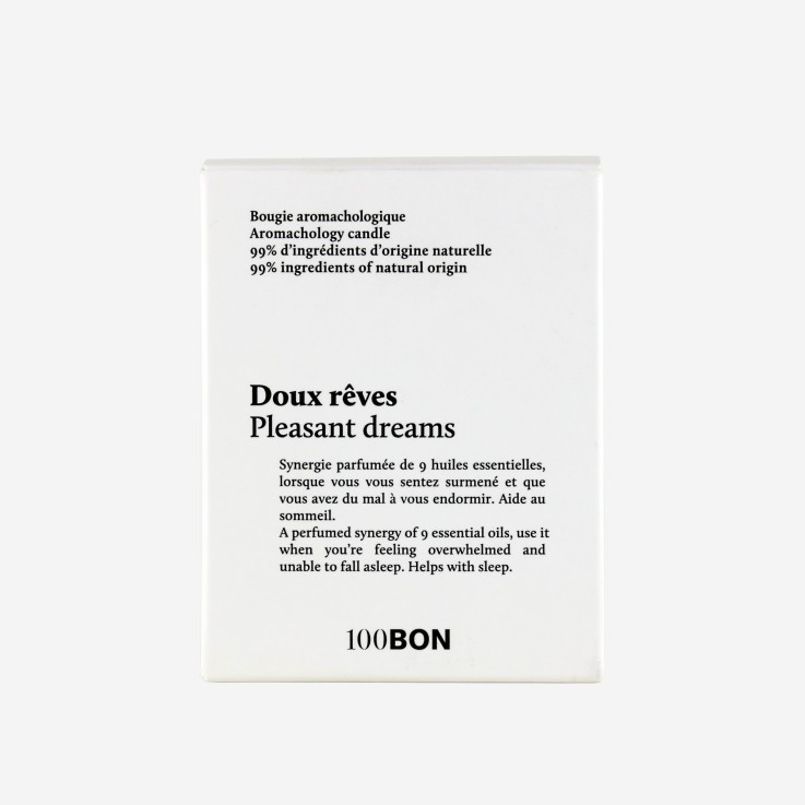 Bougie parfumée naturelle Doux rêves (150g)