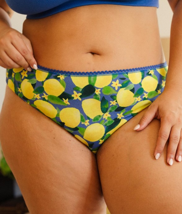 Culotte Citrus Bleu - coupe...