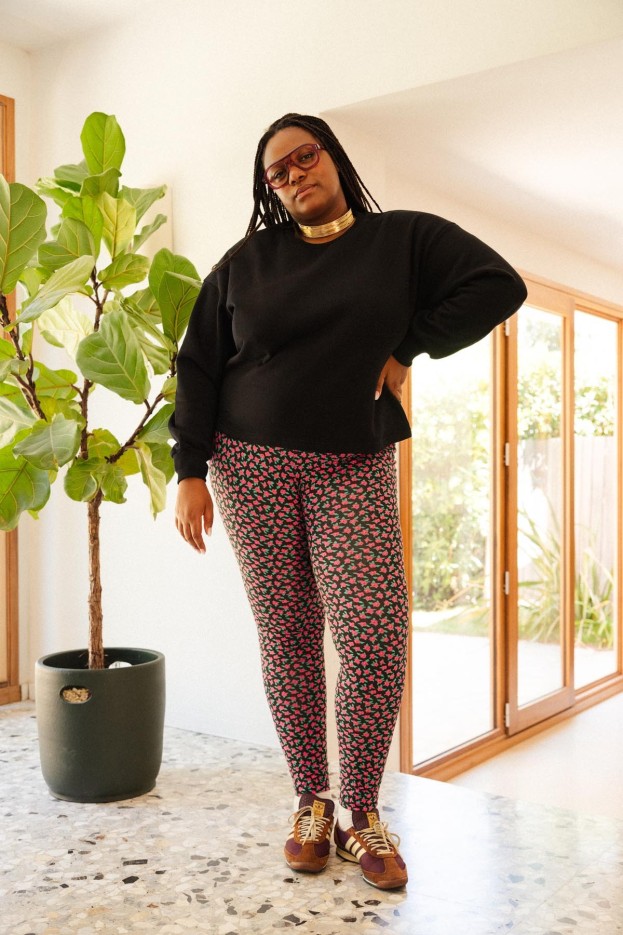 Legging Mini Fleurs Fuchsia - rose - imprimé fleuri - coton biologique