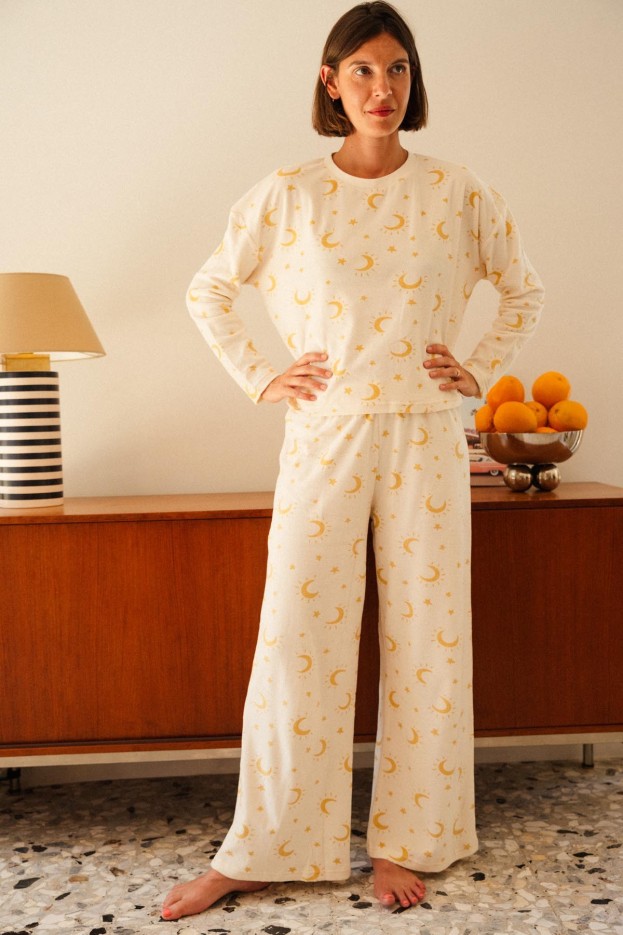 Pyjama Luna - beige - coton biologique