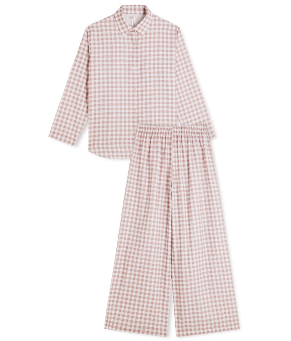 Pyjama Flanelle Vichy -...