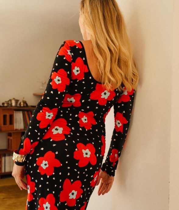 Robe Tube Fleurs d'Atlas...