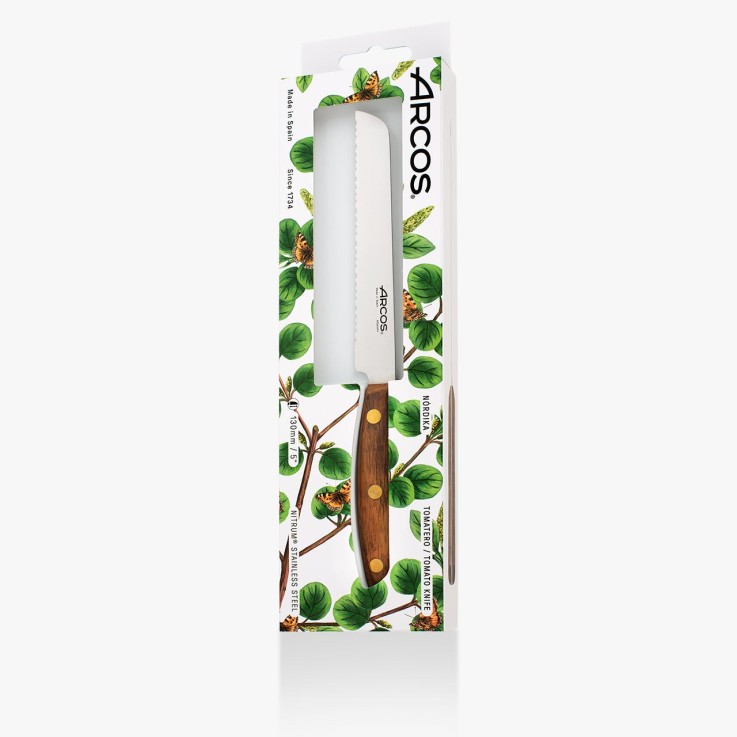 Couteau à tomates Nordika Acier Inoxydable (inox) lame 13 cm