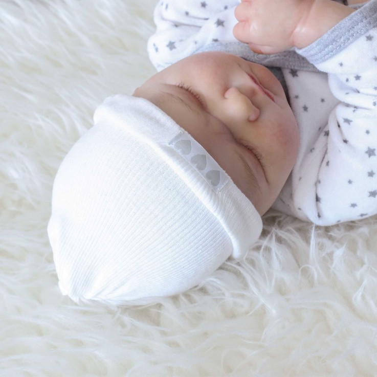Bonnet tubulaire de naissance Coton