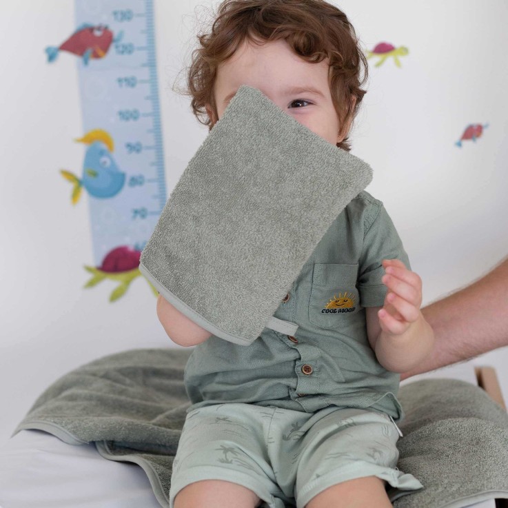 Gants de toilette bébé Coton