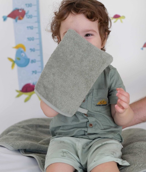 Gants de toilette bébé Coton