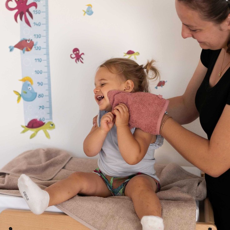 Serviette éponge pour bébé Éponge