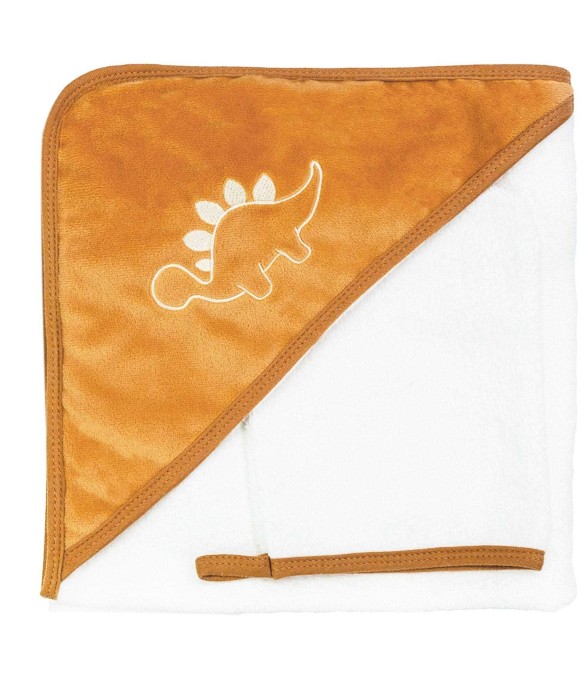 Cape de bain et gant de...