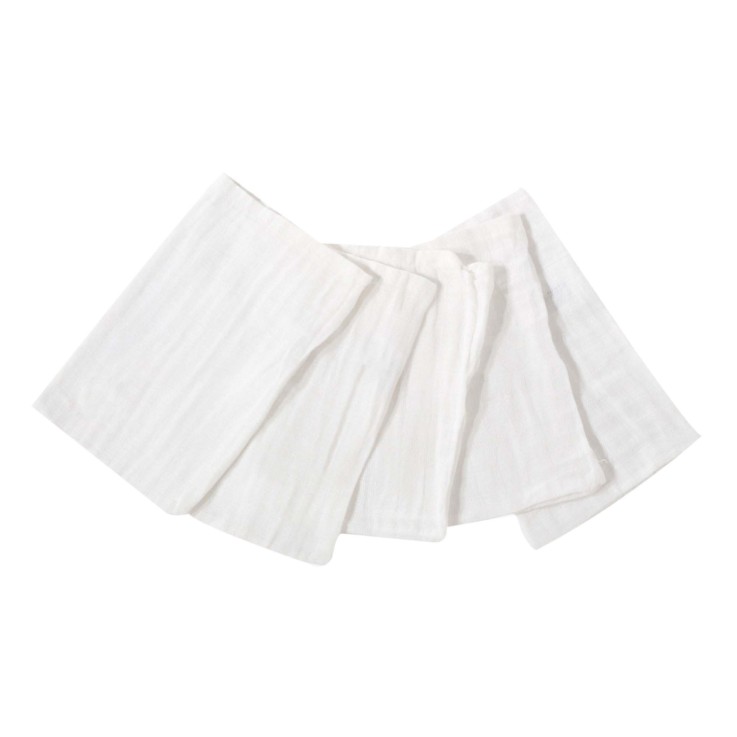 Gant de toilette mousseline de coton Coton