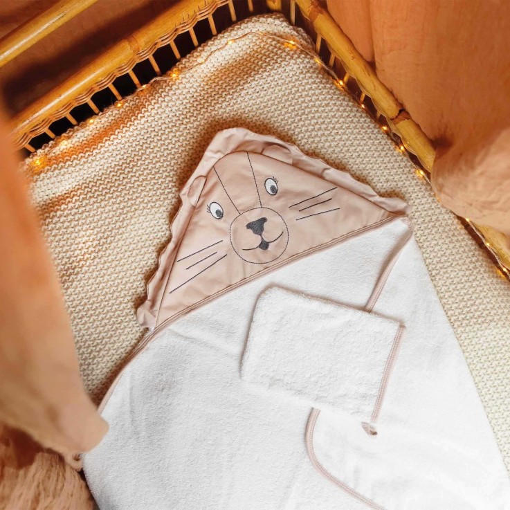 Cape de bain pour bébé Éponge