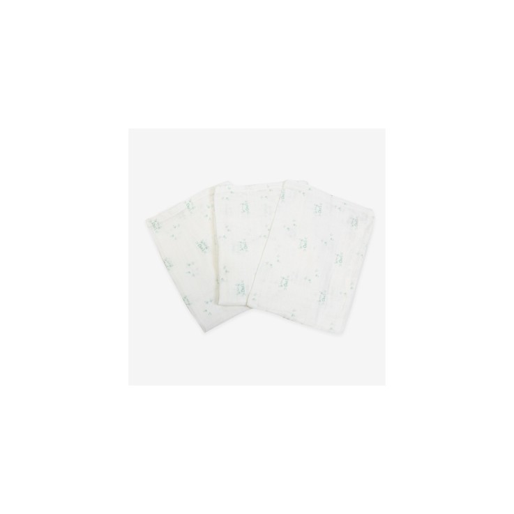 Lot de 3 gants de toilette Coton