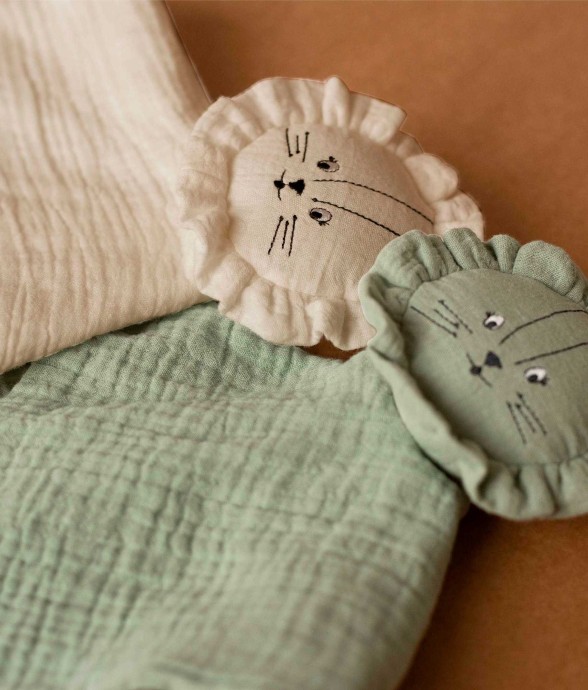 Doudou en mousseline de...