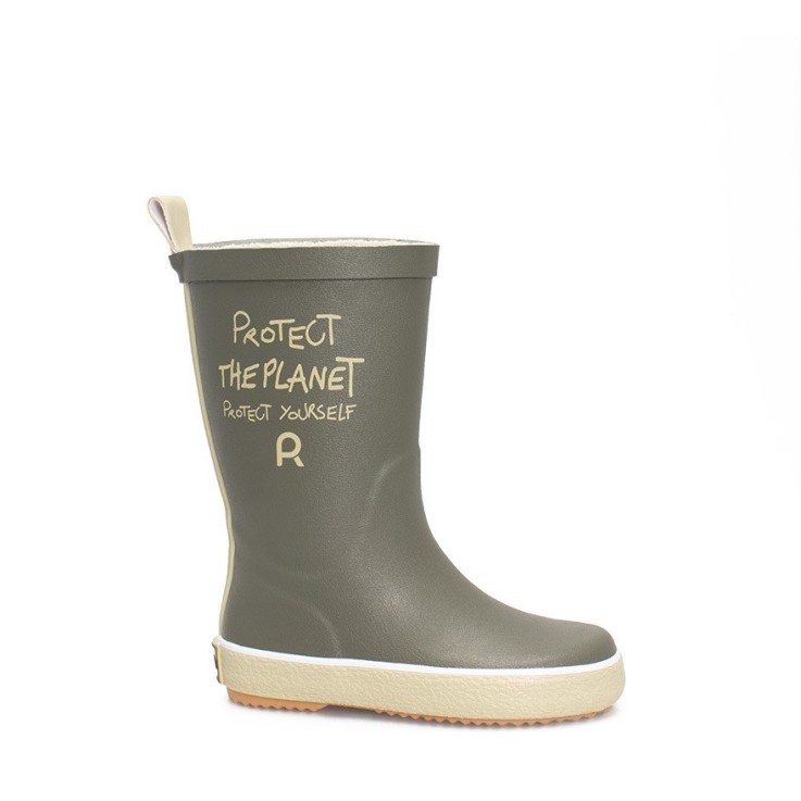 Botte PROTECT THE PLANET KIDS en caoutchouc naturel