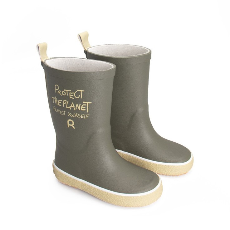 Botte PROTECT THE PLANET KIDS en caoutchouc naturel