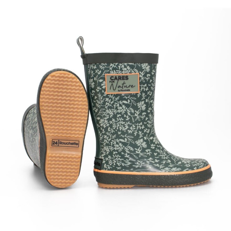 Botte CARES FOR NATURE KIDS en caoutchouc naturel