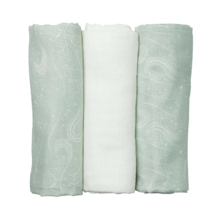 Lot de 3 langes OEKO-TEX® STANDARD 100 Coton
