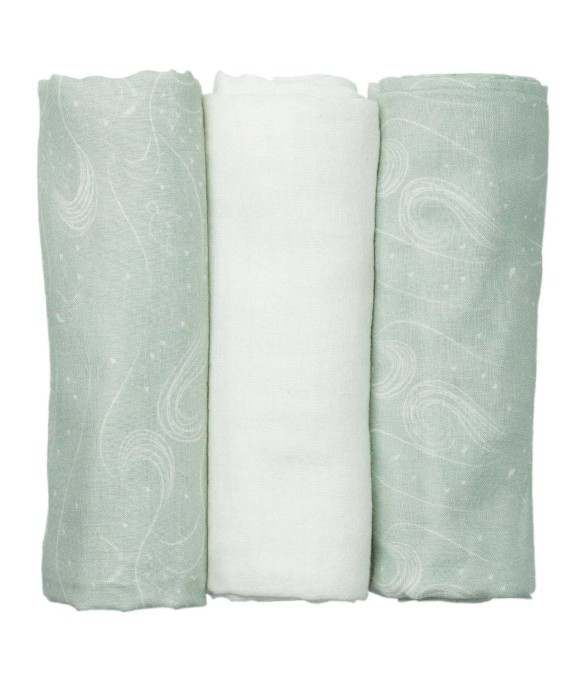 Lot de 3 langes OEKO-TEX®...
