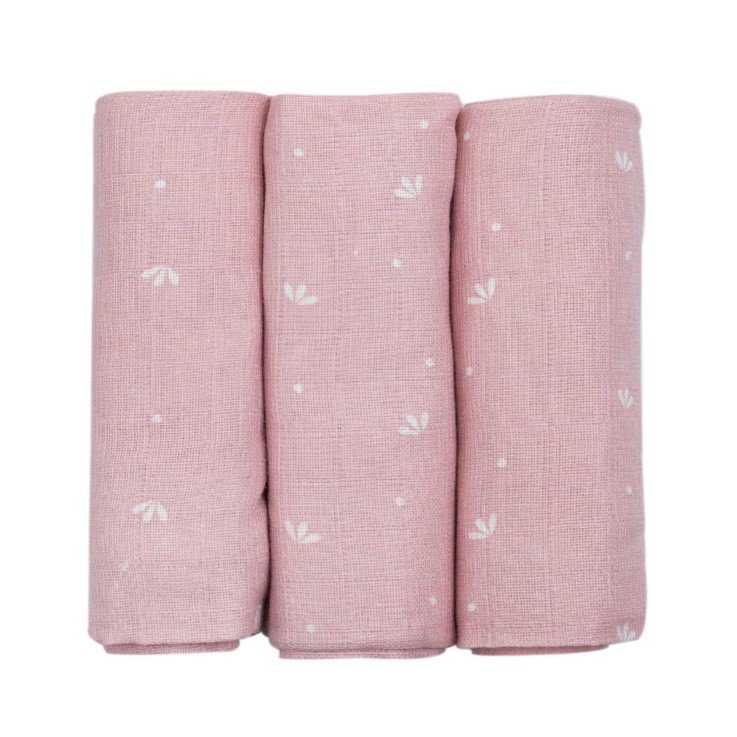 Lot de 3 langes pour bébé Coton