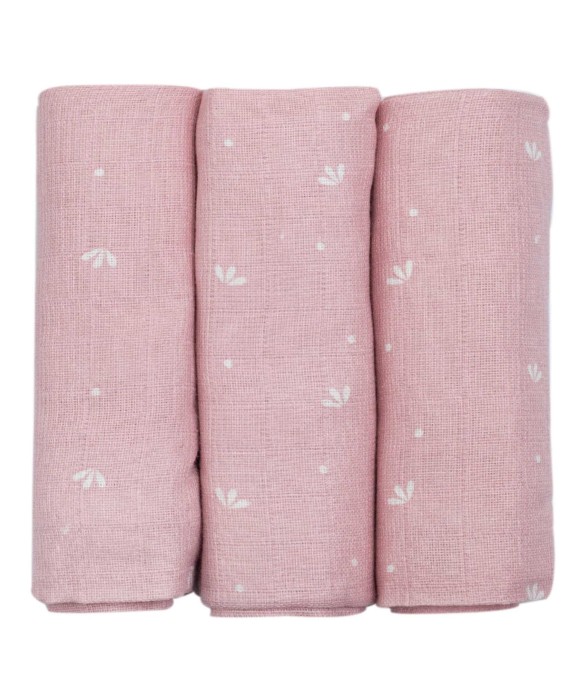 Lot de 3 langes pour bébé...