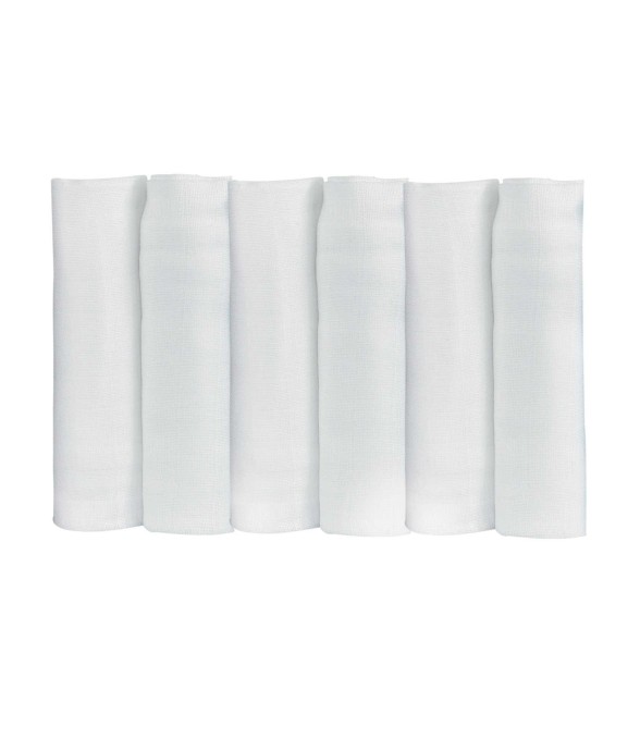 Lot de 6 langes Coton