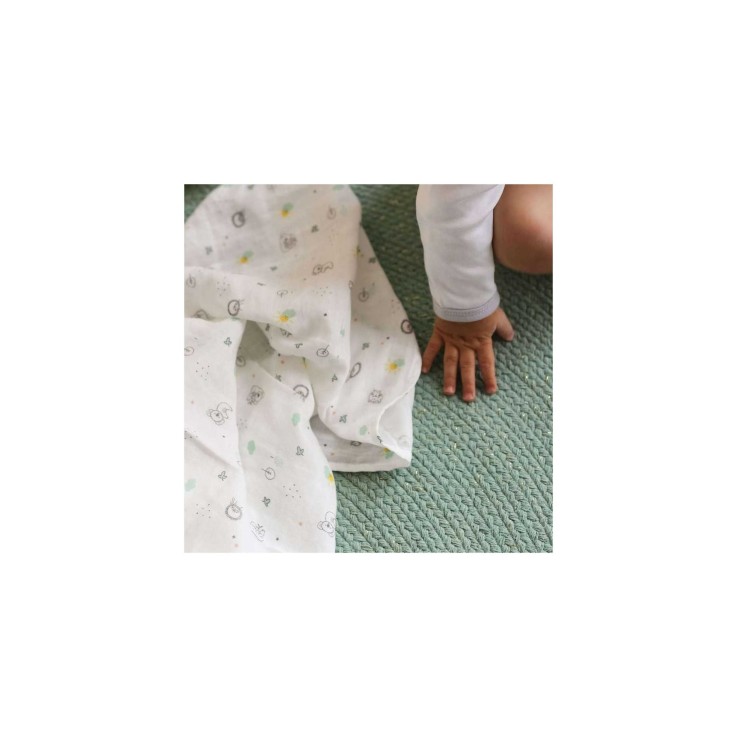 Lot de 2 langes Coton