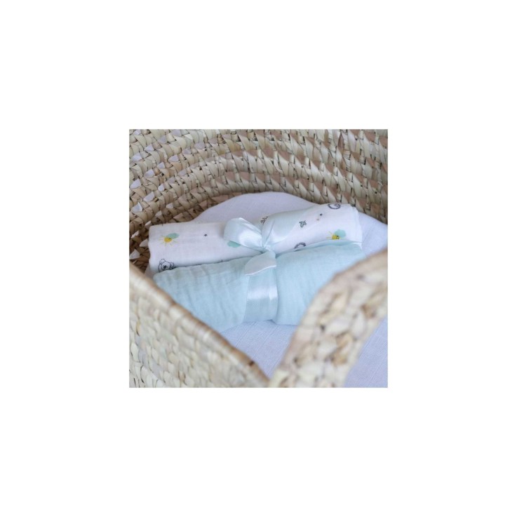 Lot de 2 langes Coton