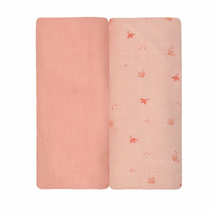 Lot de 2 langes Coton