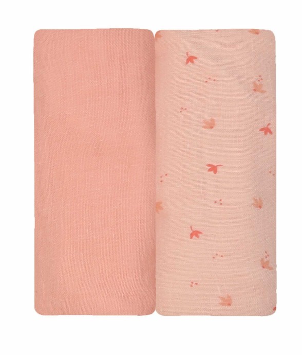 Lot de 2 langes Coton