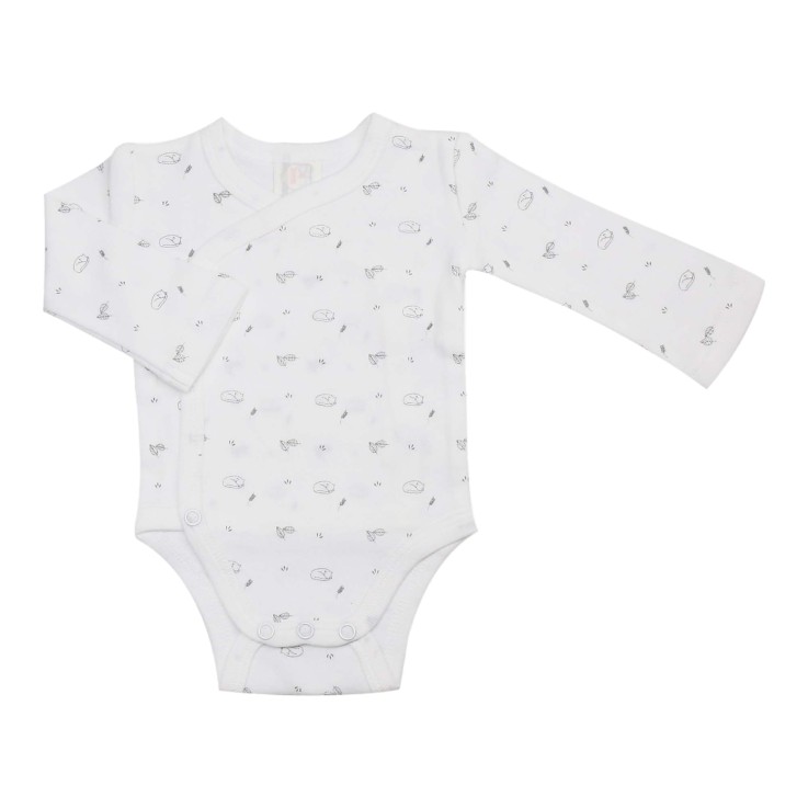 Body bébé motif renard Coton