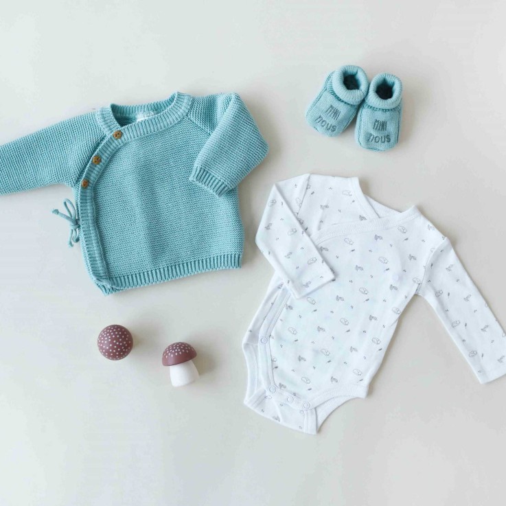 Body bébé motif renard Coton