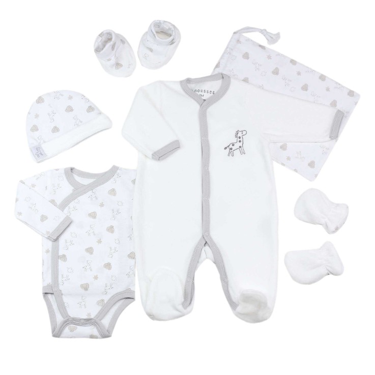 Kit naissance mixte 6 pièces Velours