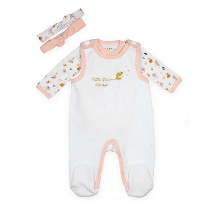 Kit naissance 3 pièces Velours