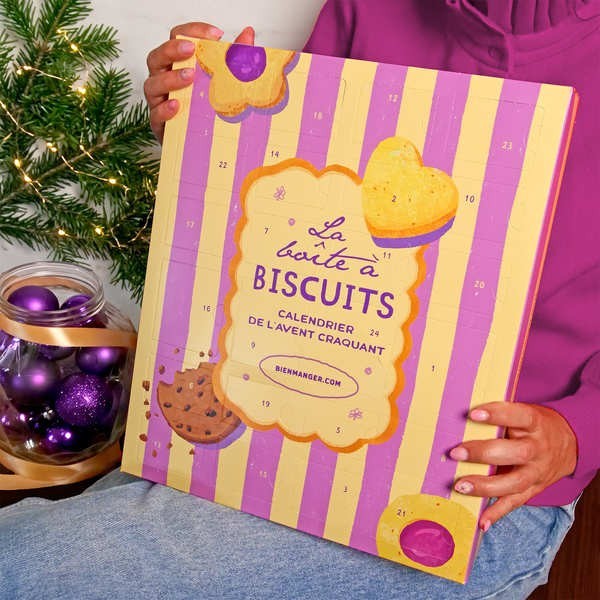 Calendrier de l’Avent La Boîte à Biscuits artisanaux – Le calendrier gourmand