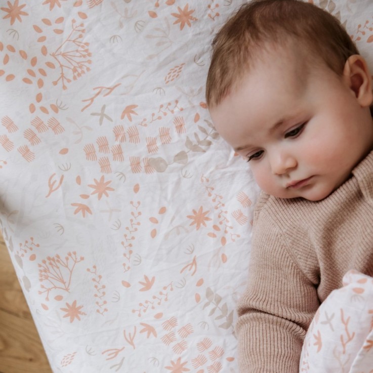 Drap housse bébé Coton Bio Yukari Douceur