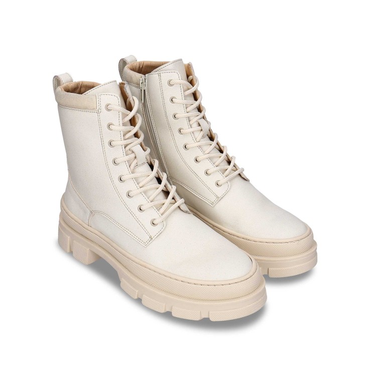 Tea White bottes blanches fermeture éclair