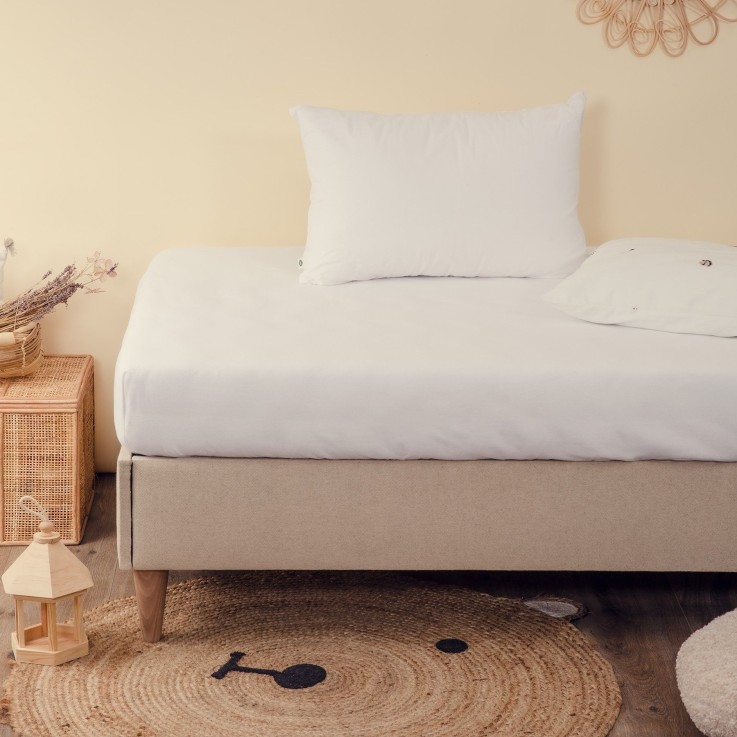 Protège matelas enfant flanelle de coton bio