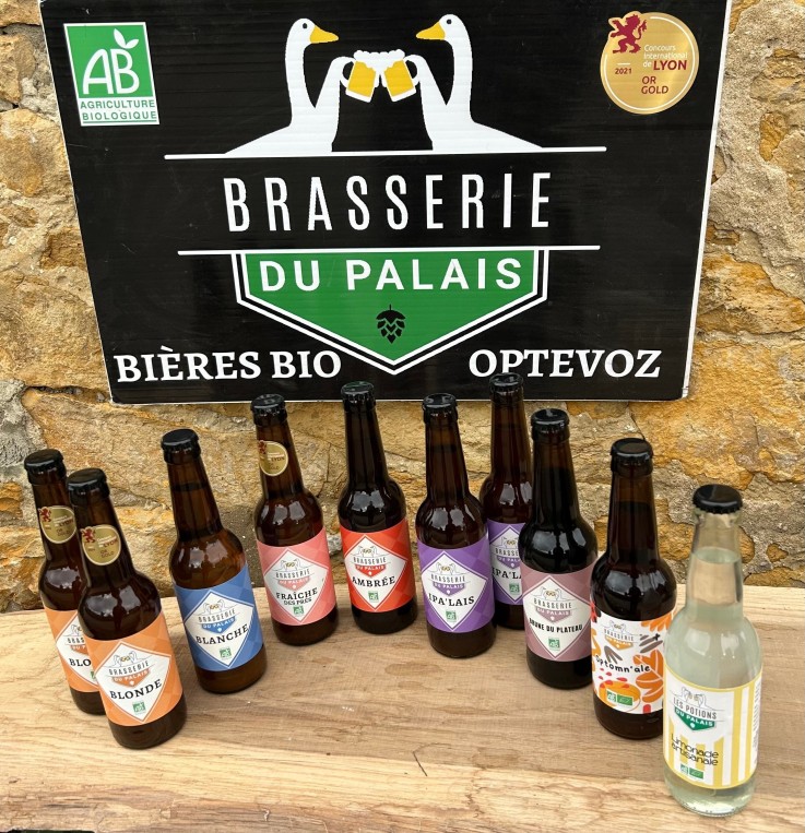 Coffret découverte de 9 bières artisanales Bio et 1 limonade - 10 x 33 cl