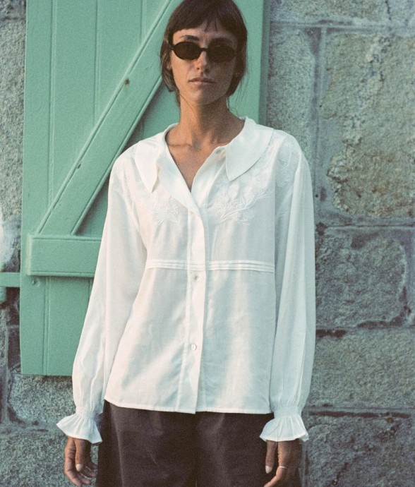 Chemise Anouk Blanc en Viscose