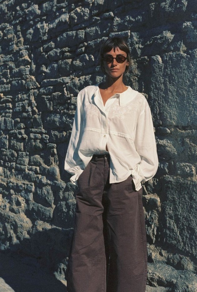 Chemise Anouk Blanc en Viscose