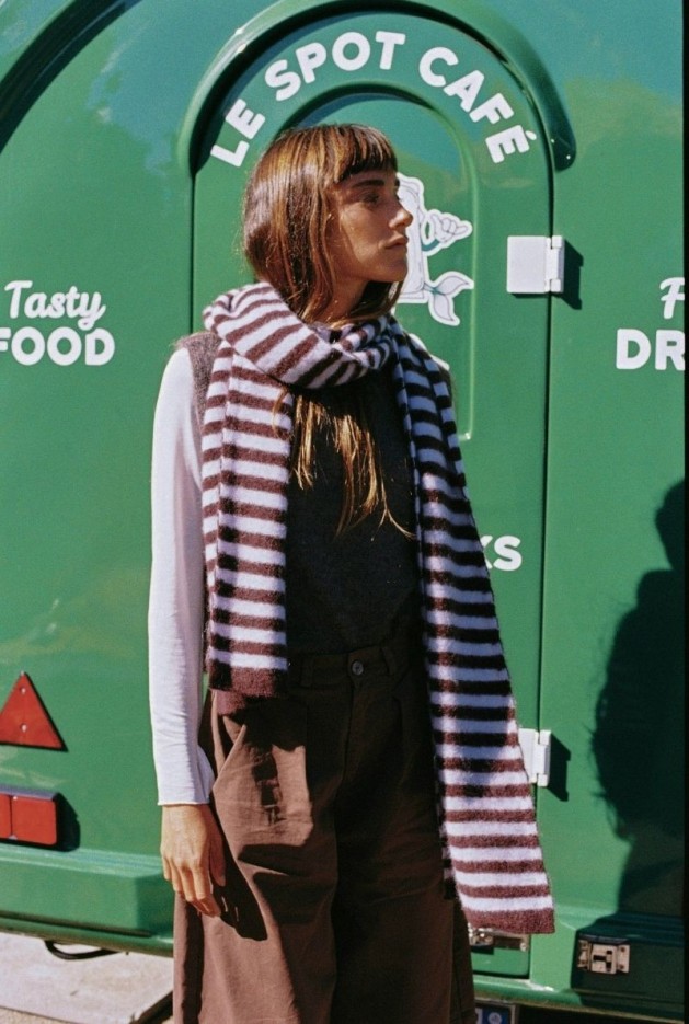 Echarpe Natalia Rayures en laine