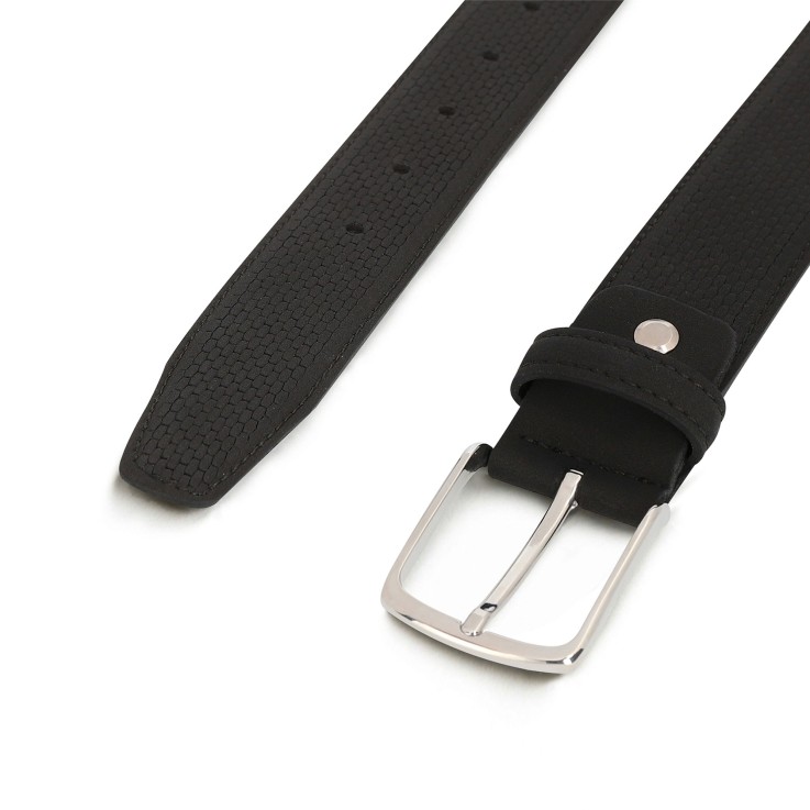 Jorba Black ceinture végane homme décontractée