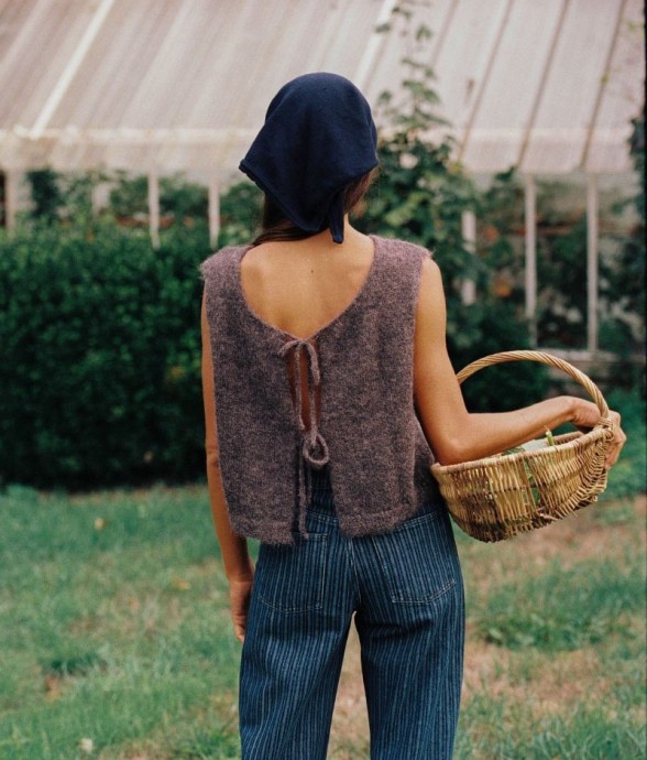 Pull Audrey Taupe en Laine...