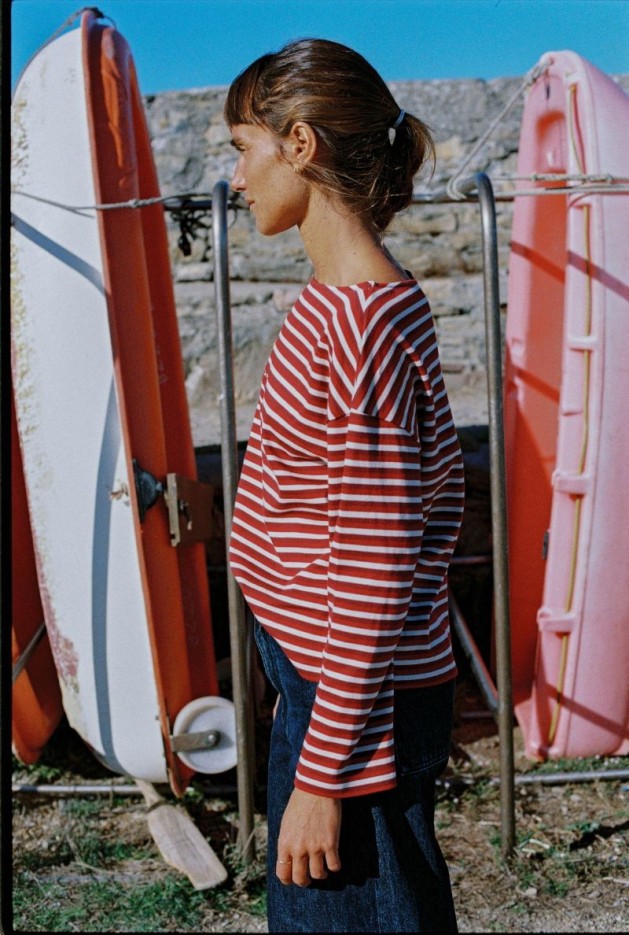 Tshirt Eva Rayures en Coton Bio