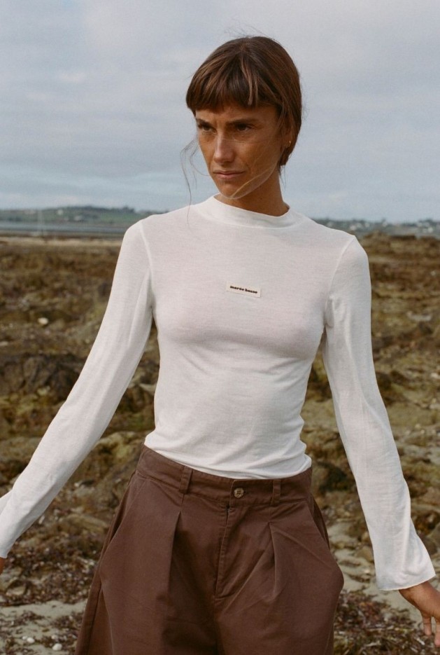 Top Morane Blanc en Viscose