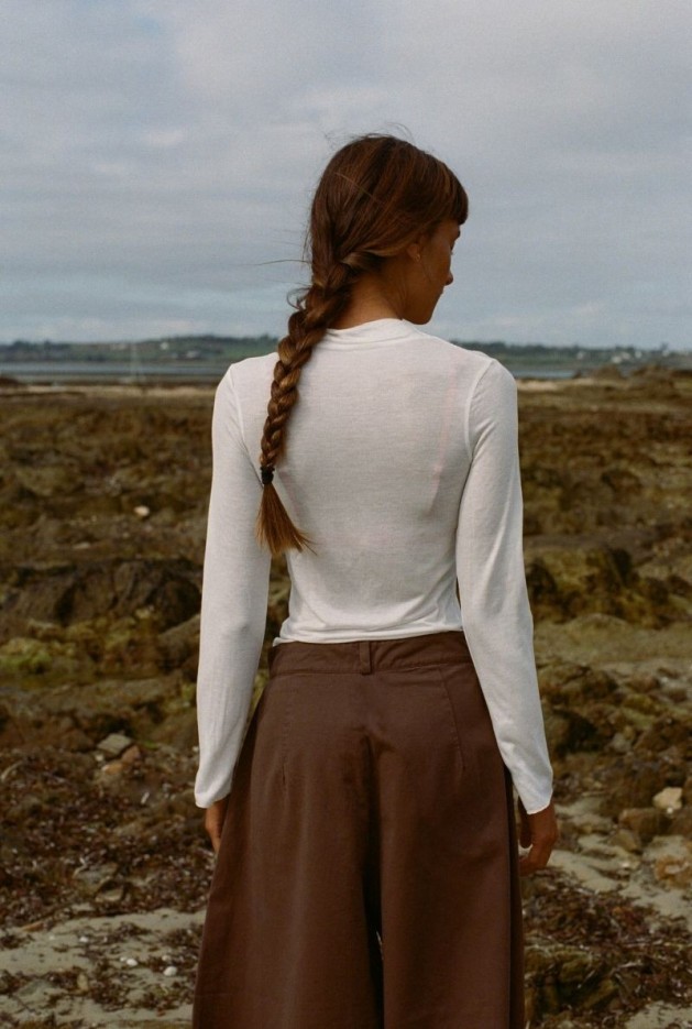 Top Morane Blanc en Viscose