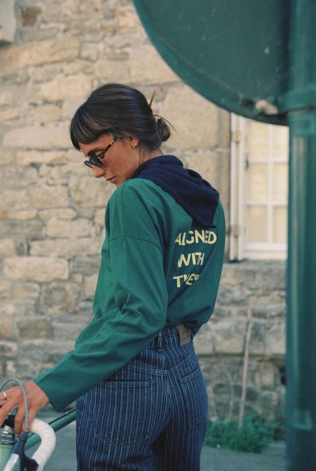 Tshirt Maelle Vert en Coton Bio