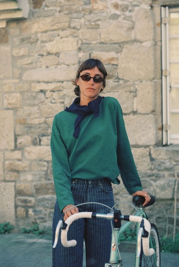 Tshirt Maelle Vert en Coton Bio