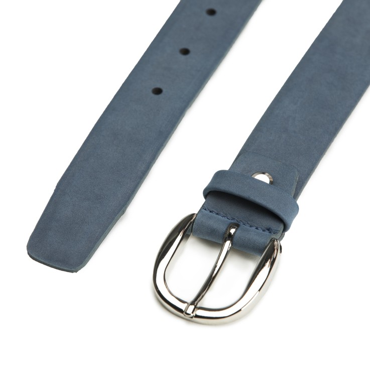 Mura Ceinture Végane pour Femme en Microfibre Bleu