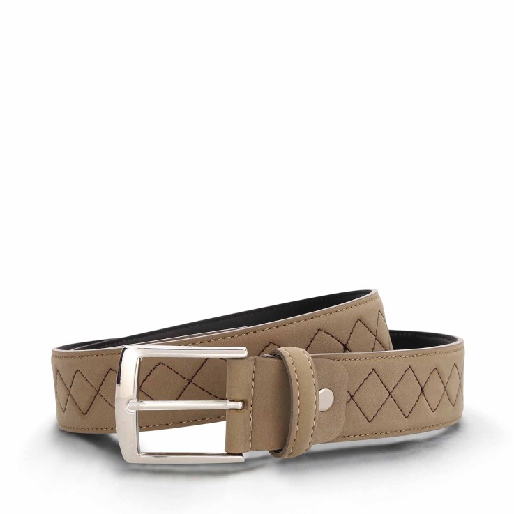Amer Beige Ceinture homme nubuck végan