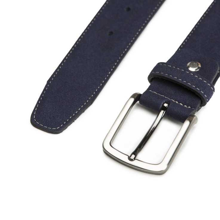 Gava Ceinture Végane pour Homme en Microfibre Bleu